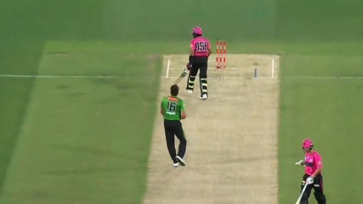 Marcus Stoinis after dismissing Babar Azam