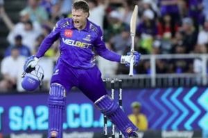 साउथ अफ्रीकन बल्लेबाज ने केएल राहुल की तरह कांतारा अंदाज में क्यों मनाया शतक का जश्न? टीम को जीत दिलाने के बाद वजह का खुलासा SportsTak Hindi