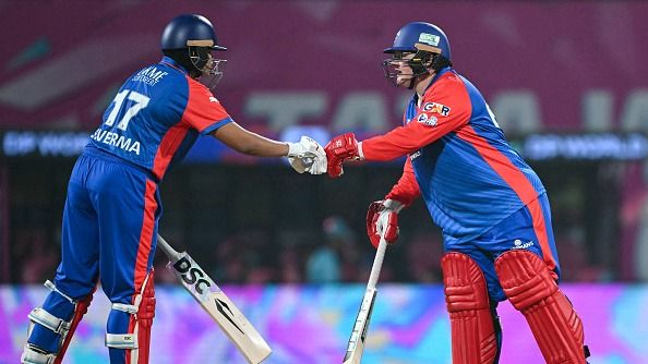 Delhi Capitals' Shafali Verma and Lizelle Lee 