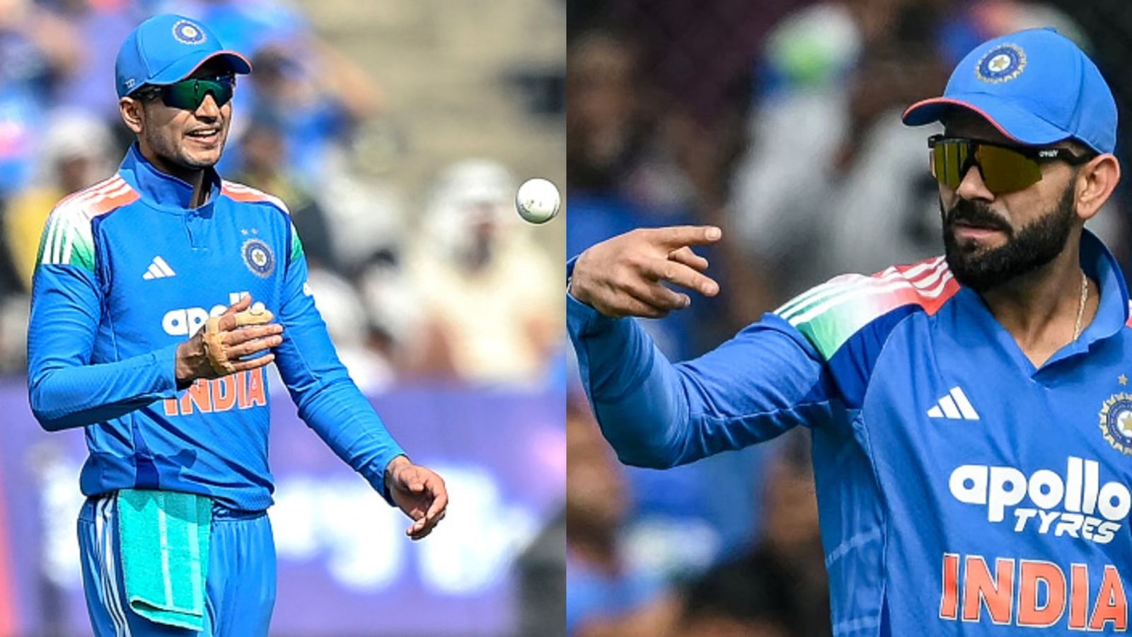 शुभमन गिल की कप्तानी पर लगा सबसे बड़ा दाग तो शतकवीर विराट कोहली बने 35 मैदानों के किंग शुभमन गिल और विराट कोहली (photo: getty)