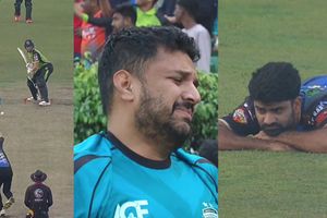 पाकिस्तानी गेंदबाज की बांग्लादेश में फजीहत, 1 गेंद 6 रन के रोमांच में जानिए किसने उड़ाया सिक्स? देखें VIDEO SportsTak Hindi