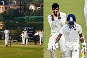 अभिमन्यु ईश्वरन पानी पीने के लिए हुए आउट, क्रिकेट इतिहास में पहली बार इस अजीबोगरीब तरीके से गिरा विकेट SportsTak Hindi