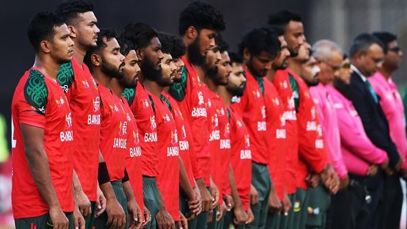 Members of the Bangladesh national cricket team