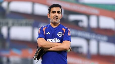 India Head Coach Gautam Gambhir during net session at Arun Jaitley Stadium
