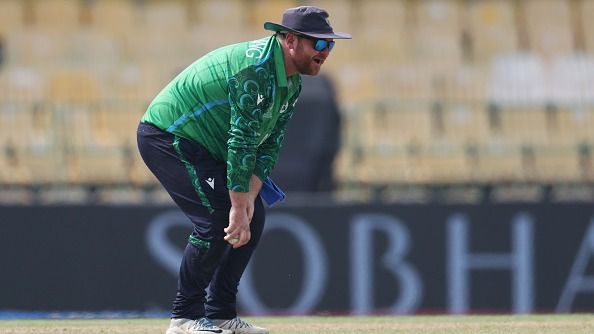  पॉल स्टर्लिंग को ऑस्ट्रेलिया के ख‍िलाफ मैच में चोट लगी थी. (PC: Getty)