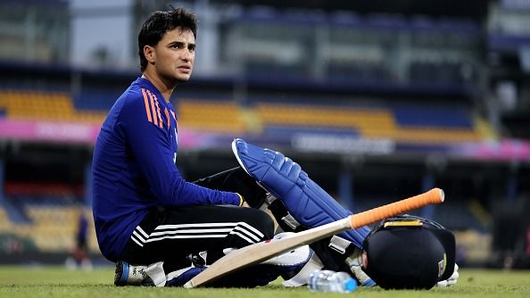 प्रैक्टिस के दौरान अभ‍िषेक शर्मा (PC: Getty) 