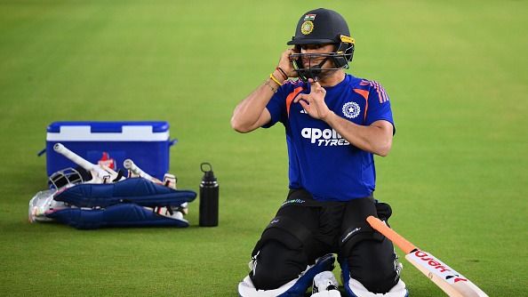 ट्रेनिंग के दौरान अभिषेक शर्मा (photo: getty)