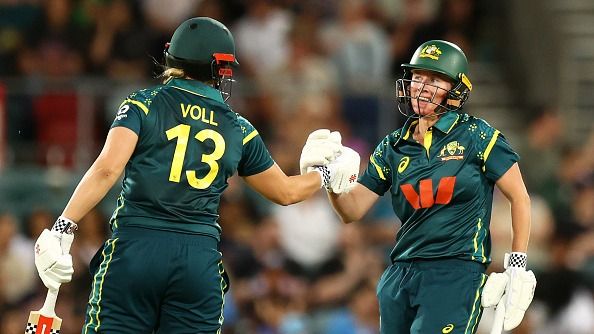 Georgia Voll and Beth Mooney of Australia Georgia Voll and Beth Mooney of Australia