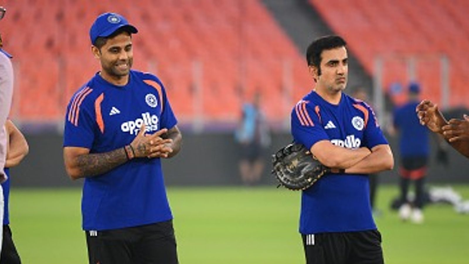 T20 World Cup 2026: साउथ अफ्रीका के खिलाफ मैच से पहले प्रैक्टिस के लिए आए टीम इंडिया के सिर्फ चार खिलाड़ी, देखते रहे गंभीर कप्तान सूर्यकुमार यादव और हेड कोच गौतम गंभीर (PC: Getty)