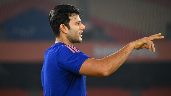 Shivam Dube of India