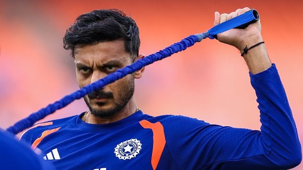 India's star all-rounder Axar Patel in this frame. (Getty)