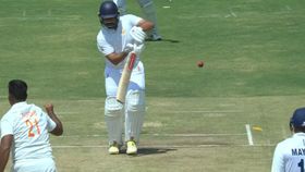 Aaqib Nabi clean bowls Karun Nair Aaqib Nabi clean bowls Karun Nair