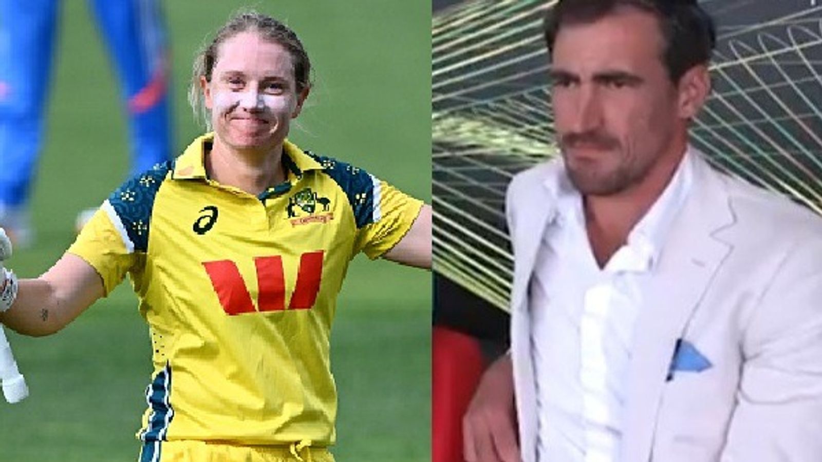 एलिसा हीली ने अपने आखिरी वनडे मैच में ठोका शतक तो रोने लगे मिचेल स्टार्क, इमोशनल Video हुआ वायरल एलिसा हीली ने आखिरी वनडे में 158 रन की पारी खेली. (PC: Getty)