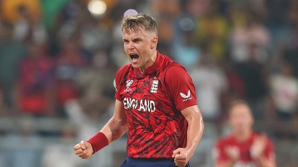 Sam Curran of England 