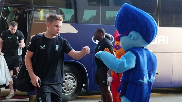 Sam Curran of England arrives ahead of the ICC Men's T20 World Cup India & Sri Lanka 2026 Sam Curran of England arrives ahead of the ICC Men's T20 World Cup India & Sri Lanka 2026
