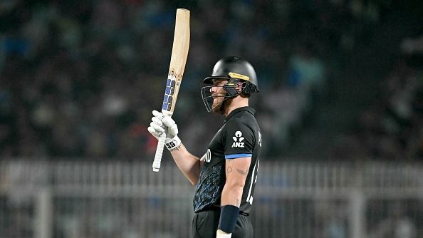 New Zealand's Finn Allen celebrates