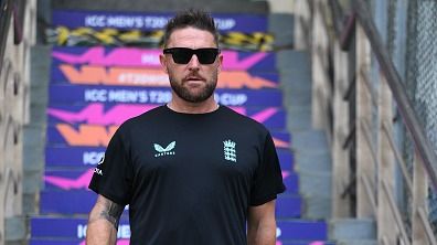 Head coach of England Brendon McCullum