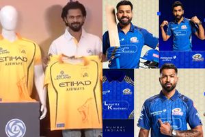 IPL 2026 सीजन के लिए चेन्नई सुपर किंग्स और मुंबई इंडियंस ने लॉन्च की नई जर्सी, यहां देखें पूरा लुक SportsTak Hindi