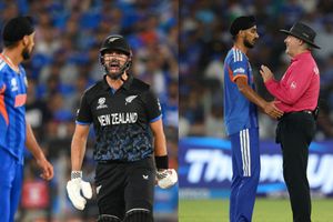 Arshdeep-Mitchell Fight: अर्शदीप ने मिचेल को मारी गेंद, तैश में आया कीवी बल्लेबाज, अंपायर ने भारतीय बॉलर को चेताया, सूर्या ने मांगी माफी SportsTak Hindi