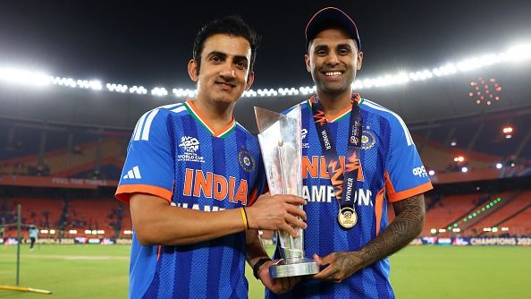 Gautum Gambhir and Suryakumar Yadav