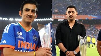 एमएस धोनी ने गौतम गंभीर और टीम इंडिया की तारीफ की. (PC: Getty)