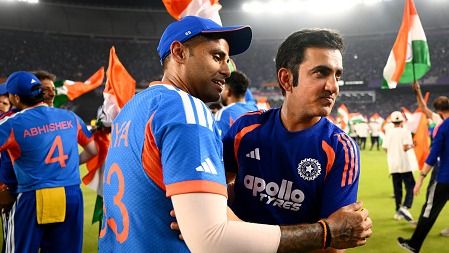 Suryakumar Yadav and Gautum Gambhir