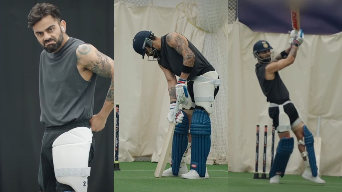 virat kohli batting in nets
