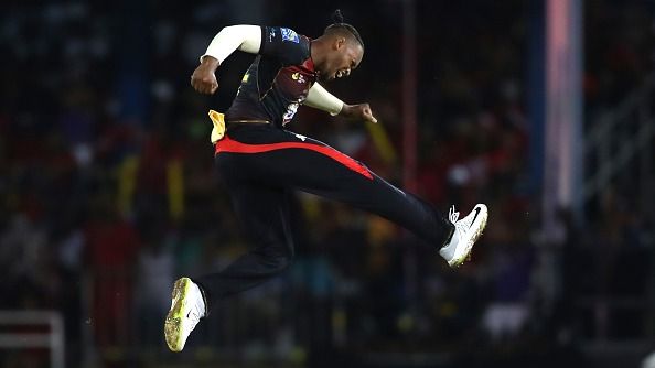Javon Searles of Trinbago Knight Riders 