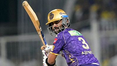 KKR IPL 2026 Full Schedule : केकेआर की टीम किसके खिलाफ और कब करेगी आगाज, जानें शेड्यूल Kolkata Knight Riders' captain Ajinkya Rahane in this frame