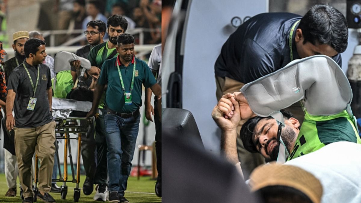 हुसैन तलत को बांग्लादेश के खिलाफ दूसरे वनडे में चोट लगी. (Photo: Getty)