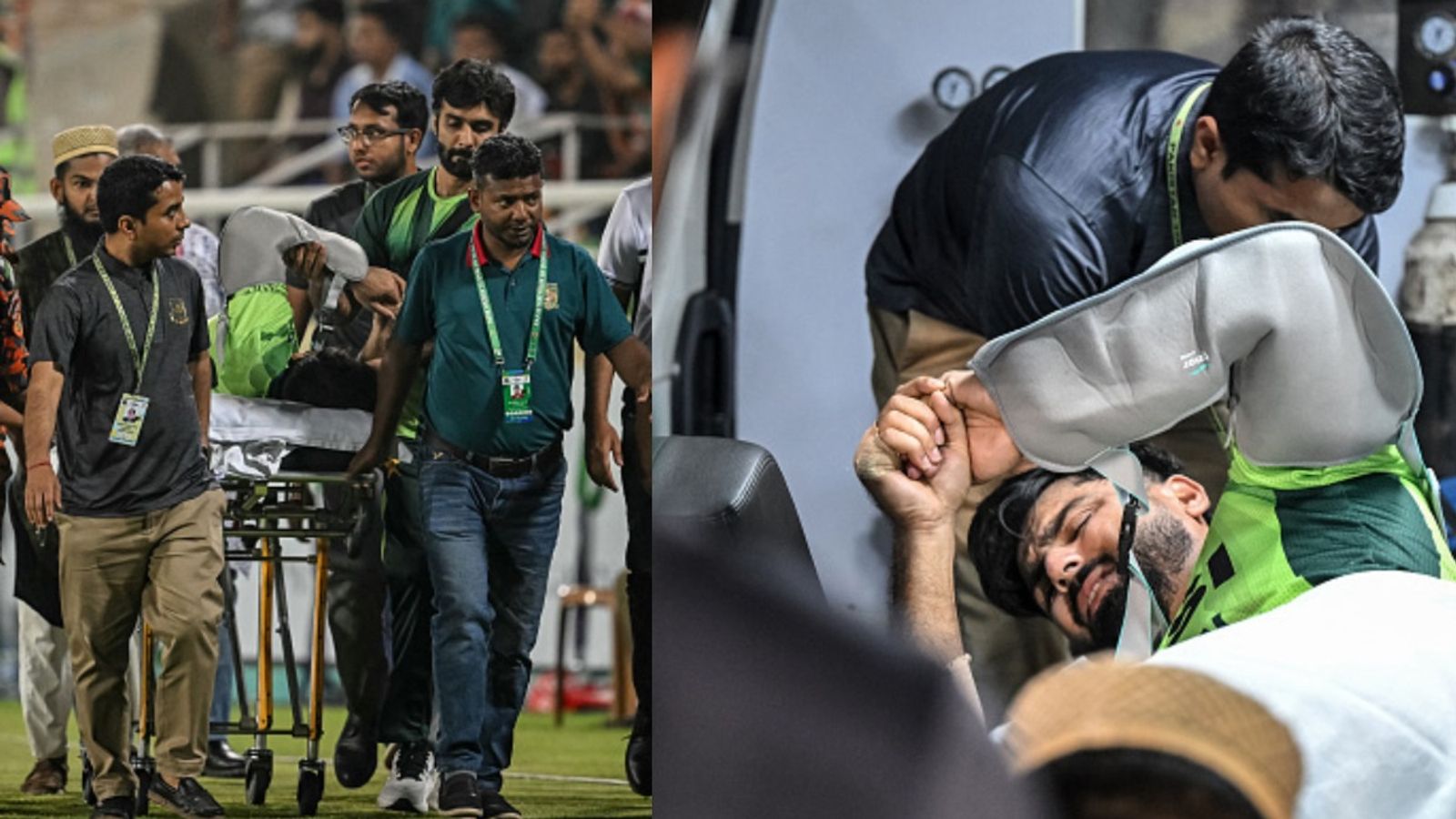 BAN vs PAK: पाकिस्तानी खिलाड़ी फील्डिंग करते हुए गंभीर चोटिल, ले जाना पड़ा अस्पताल हुसैन तलत को बांग्लादेश के खिलाफ दूसरे वनडे में चोट लगी. (Photo: Getty)