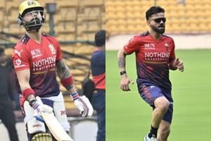 विराट कोहली ने RCB नेट्स में की धमाकेदार बैटिंग, स्पिनर्स के उड़ाए होश, VIDEO SportsTak Hindi