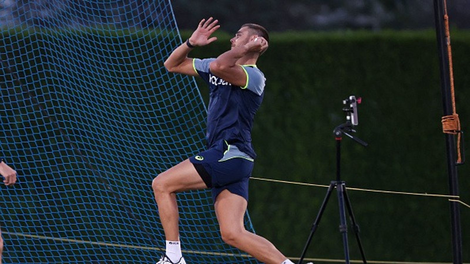 चेन्नई सुपर किंग्स से जुड़ा ऑस्ट्रेलिया का तेज गेंदबाज, PSL को कहा अलविदा, नाथन एलिस को किया रिप्लेस गेंदबाजी के दौरान स्पेंसर जॉनसन (photo: getty)