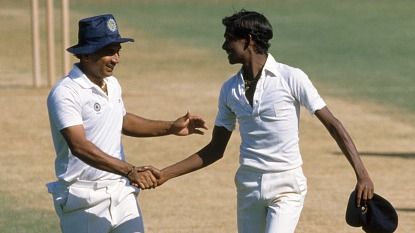 Sunil Gavaskar and Laxman Sivaramakrishnan