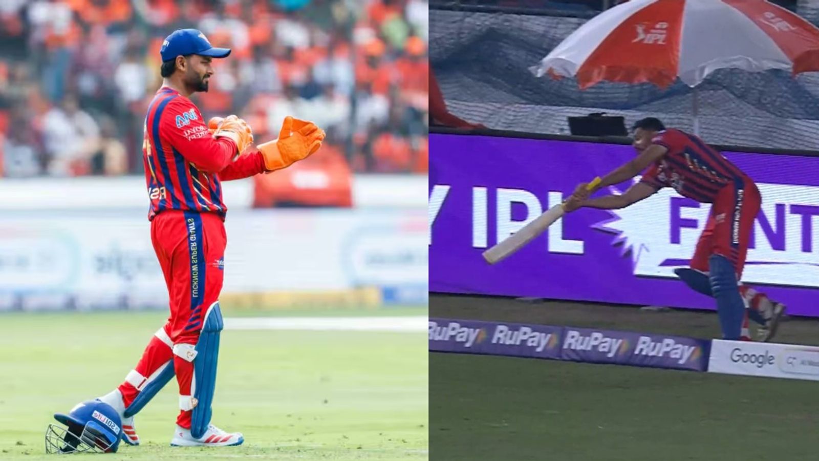 आवेश खान की यह गलती ऋषभ पंत की मेहनत पर फेर देती पानी, विनिंग शॉट पर की यह गड़बड़ी, जानिए पूरा मामला ऋषभ पंत की कप्तानी वाली लखनऊ टीम को आवेश खान की एक गलती हैदराबाद के सामने भारी पड़ जाती. (Photo: BCCI)