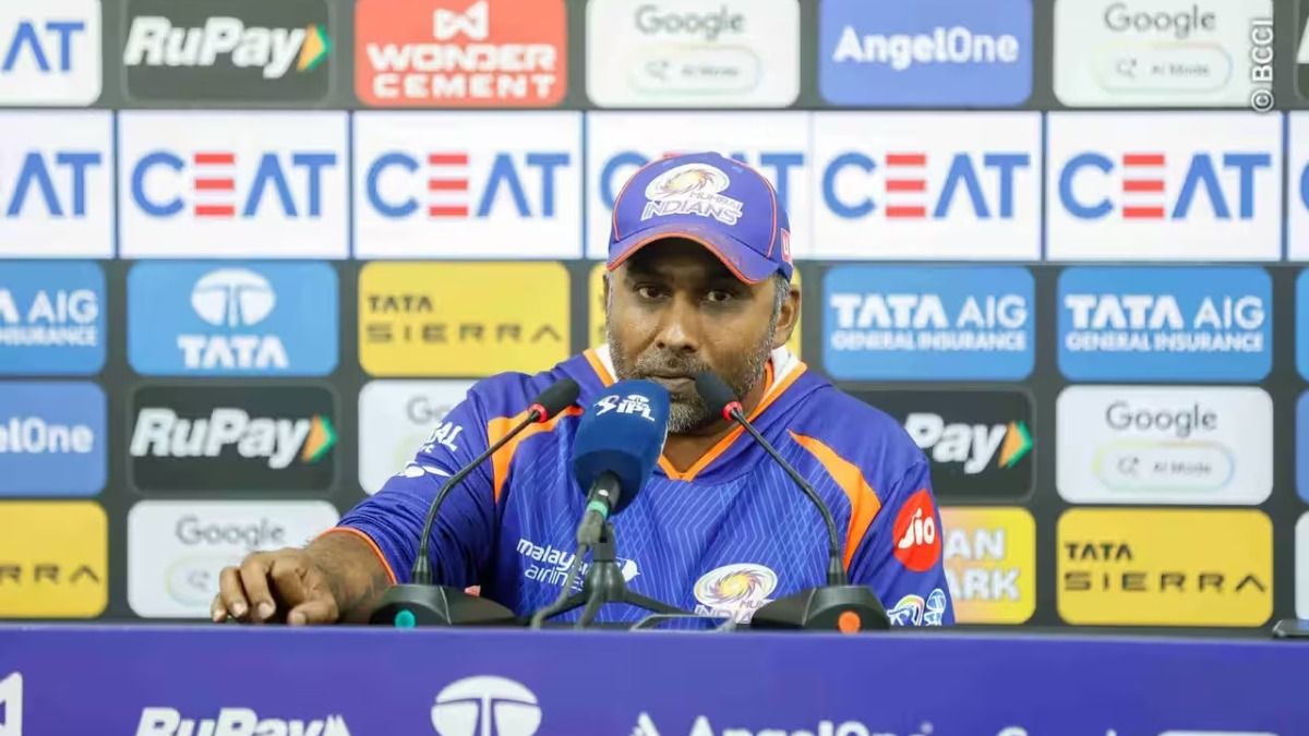Mumbai Indians head coach Mahela Jayawardene Mumbai Indians head coach Mahela Jayawardene
