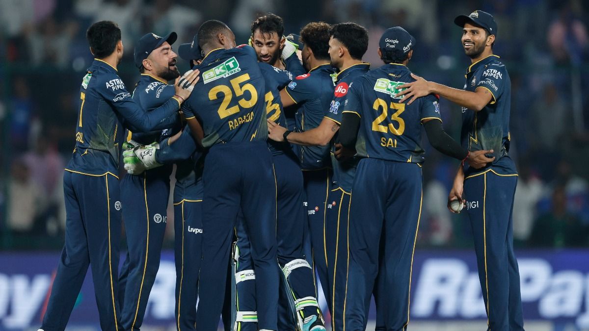 गुजरात टाइटंस की टीम छठे स्थान पर पहुंच गई है. (PC: IPL X)