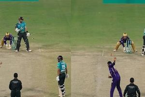 PSL में फिर नया ड्रामा, पाक स्पिनर उस्मान तारिक के एक्शन पर बिफरे डेरिल मिचेल, दो बार क्रीज छोड़कर गए, Video SportsTak Hindi