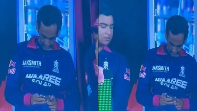Rajasthan Royals manager Romi Bhinder caught using phone in dugout