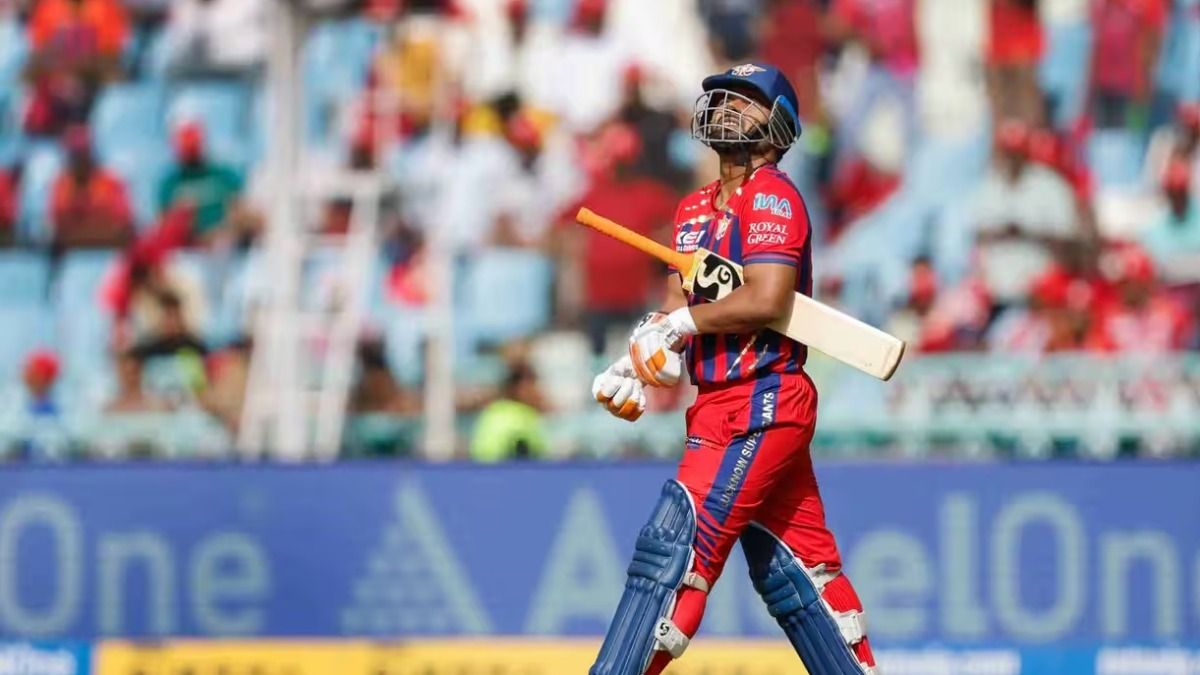 Rishabh Pant during an IPL match