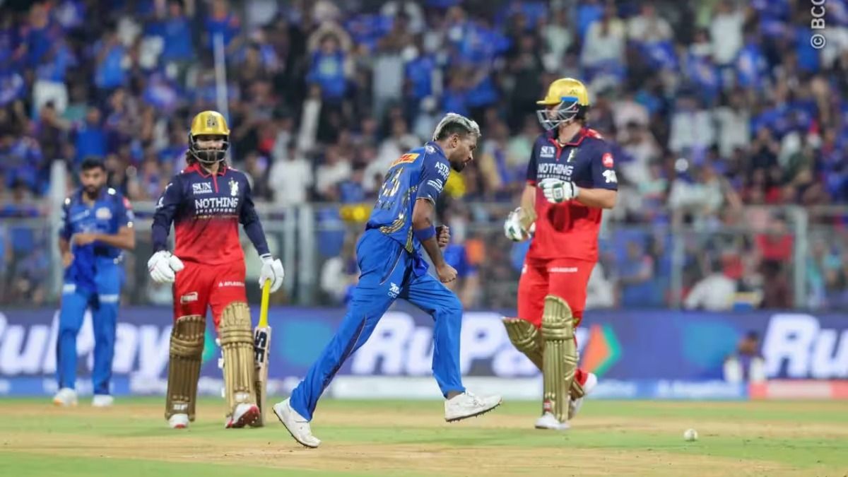 Rajat Patidar and Tim David during the match against Mumbai