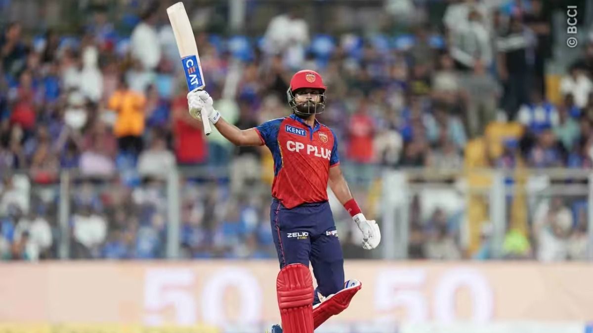 Shreyas Iyer after scoring fifty