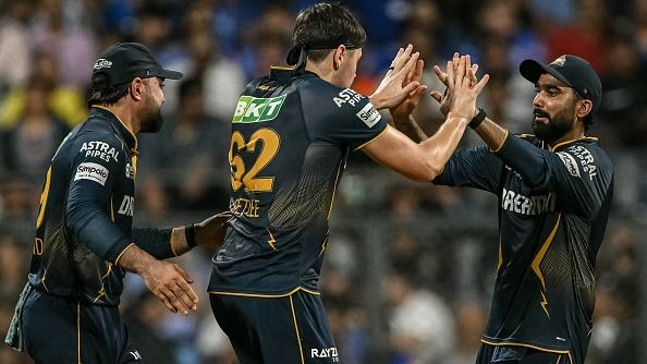 गेराल्ड कोएत्जी के नाम 14 आईपीएल मैचों में 15 विकेट है. (PC: Getty)