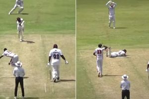 वेस्ट इंडीज का बॉलर 10 विकेट लेने से चूका, 7 शिकार किए फिर हुई खतरनाक घटना, रद्द हो गया मैच SportsTak Hindi