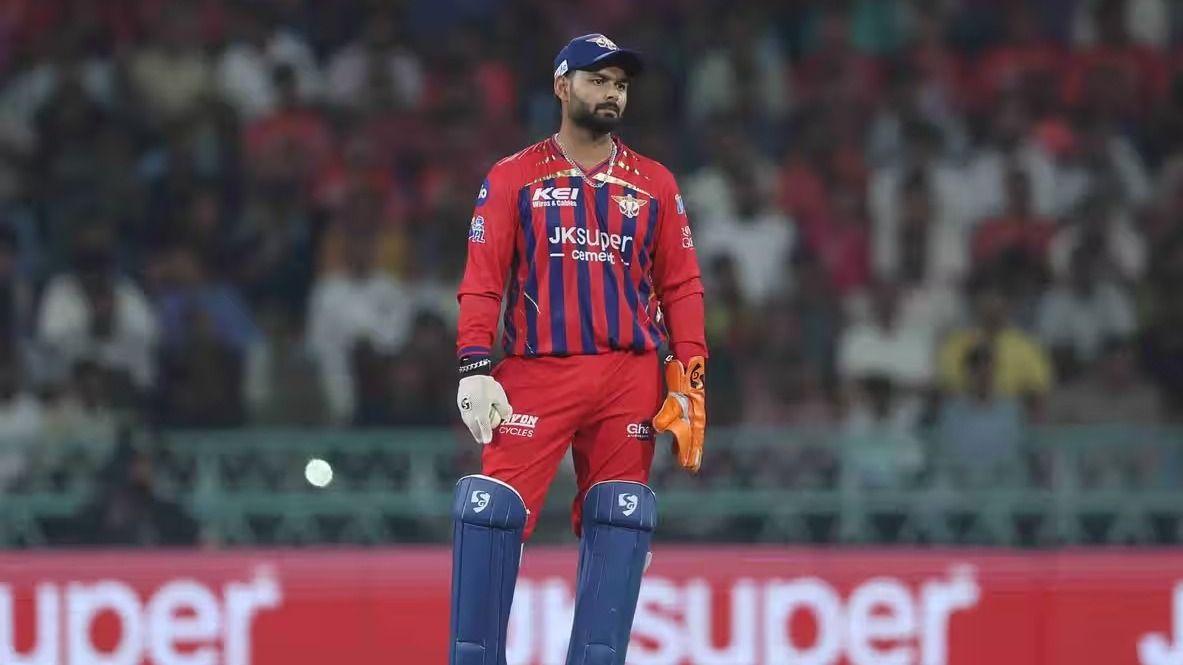 Rishabh Pant during the match against Rajasthan