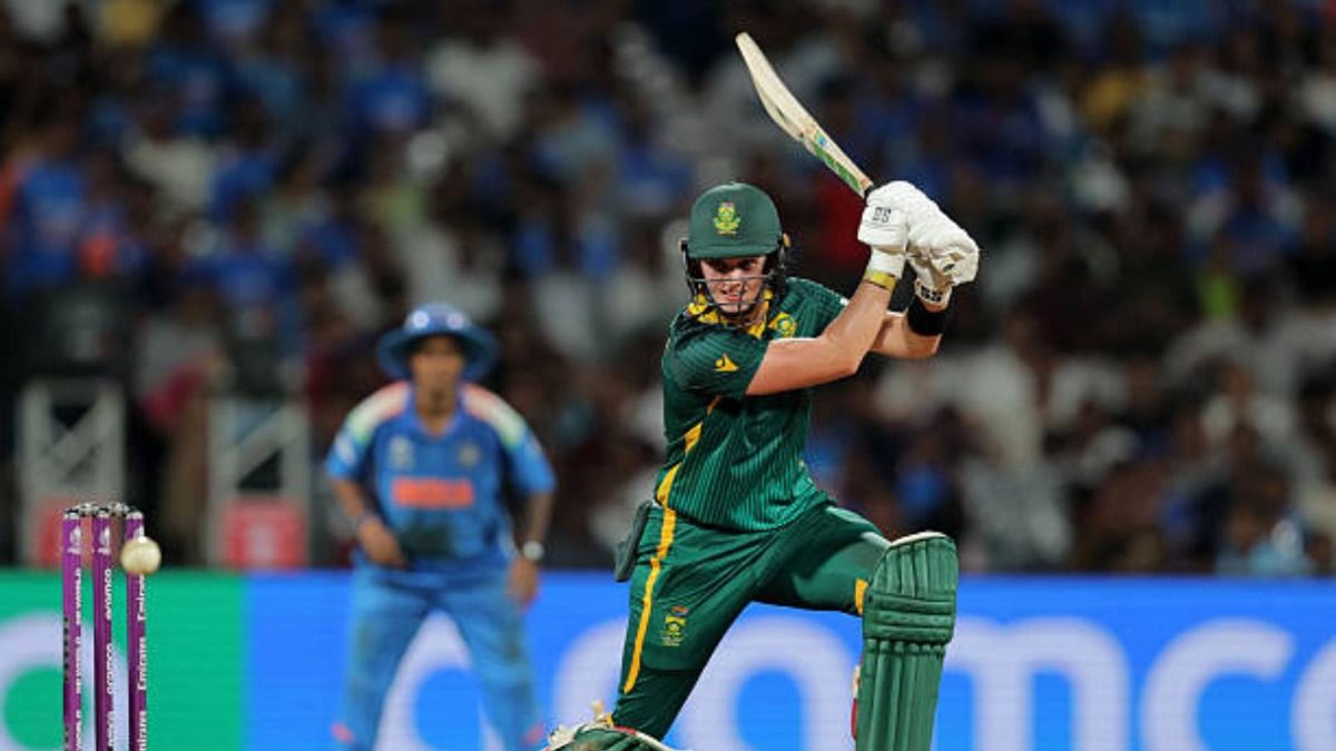 Laura Wolvaardt of South Africa bats during the ICC Women's Cricket World Cup India 2025 Final match between India and South Africa at Dr. DY Patil Sports Academy