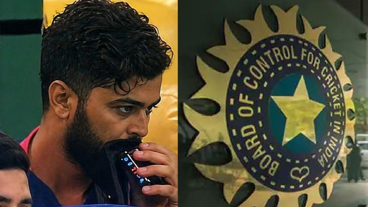 र‍ियान पराग को पंजाब किंग्स के ख‍िलाफ मैच के दौरान वेप‍िंग करते हुए पकड़ा गया. (PC: X)