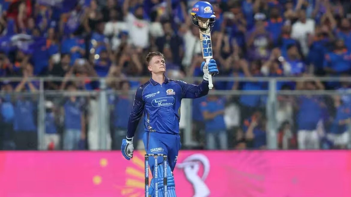  रयान रिकेल्टन ने 55 गेंदों में नॉटआउट 123 रन की पारी खेली. (PC: IPL)