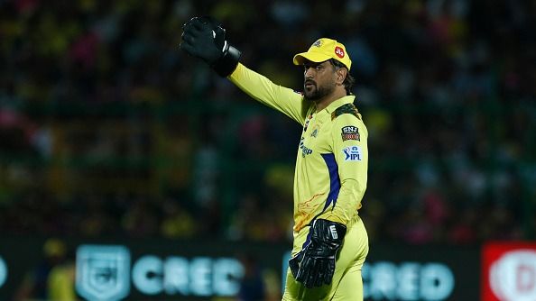 Former CSK captain MS Dhoni in this frame. (Getty)