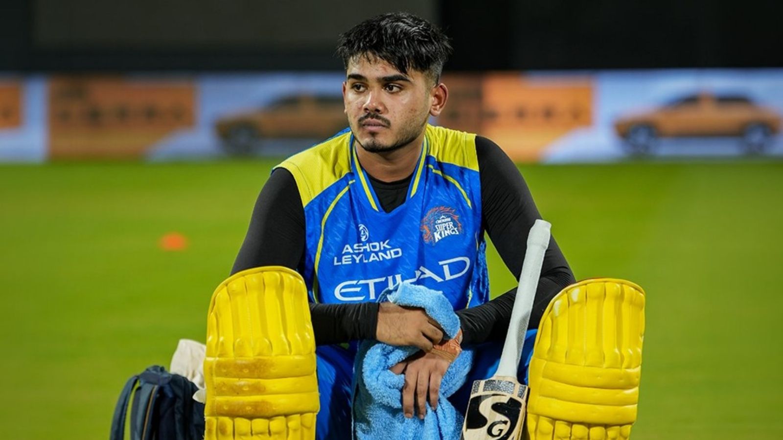 आयुष म्हात्रे की चोट पर अपडेट, हैमस्ट्रिंग ही नहीं इस चोट से भी परेशान, इतने महीने नहीं खेल पाएंगे क्रिकेट CSK's Ayush Mhatre during a training session.